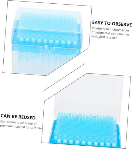 Cabilock 100pcs Plastic Pipette Tips Suction Head Standard Pipette for Experiment in Saudi Arabia