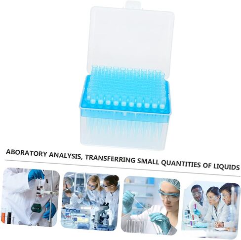 Cabilock 100pcs Plastic Pipette Tips Suction Head Standard Pipette for Experiment in Saudi Arabia