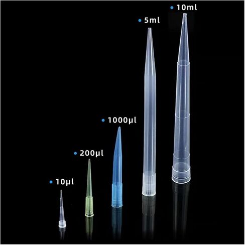 Laboratory Disposable PP Plastic Pipette Tips 10ul 200ul 1000ul 5ml 10ml for Microbiological Test Pipette Tips(200ul 1000pcs) in Saudi Arabia