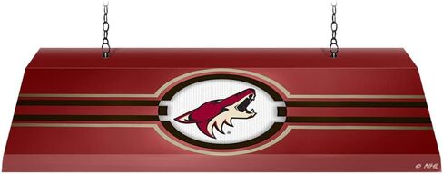 The Fan Brands NHL Arizona Coyotes: Edge Glow Pool Table Light - Sports Team Bar Sign Décor - Home Man Cave, Party Decoration - Made On Demand in Saudi Arabia