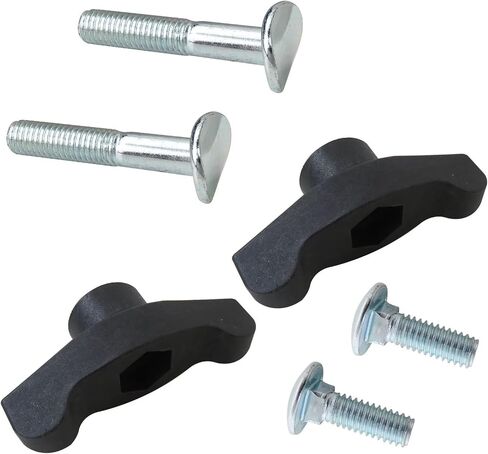 Universal T Shape Handle Knob and Screw Bolt Kit for Lawn Mowers Snow Blowers, 7.66mm/7.8mm Bolt Diameter for Mowers by YTXXDEUS in Saudi Arabia