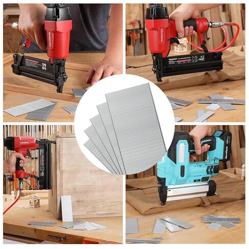 Workpro 2 بوصة 18 Gauge Brad Nails ، 6000 Count Universal Brad Nails for Pneumatic ، Electric Brad Nailer in Saudi Arabia