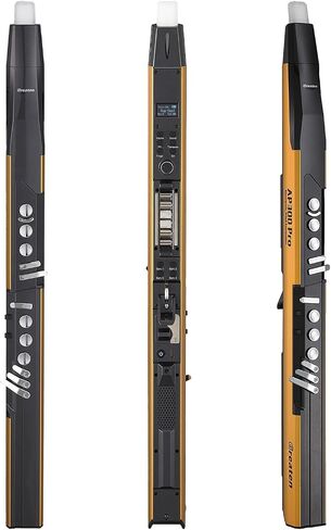 AP 300 Pro Electronic Wind Instrument with Bulit in OTG Recording and LCD Display Screen. 108 Global Tones Digital Saxophone with 6000Ah Battery and Bluetooth. (Golden) in Kuwait