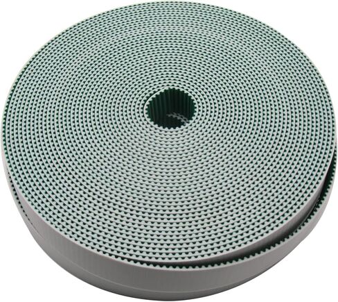 CKPSMS Brand -PU White Std STS S5M حزام توقيت مفتوح مع أسلاك فولاذية للآلات الصناعية (العرض: 15 مم ، الطول: 10 Metros) in Kuwait