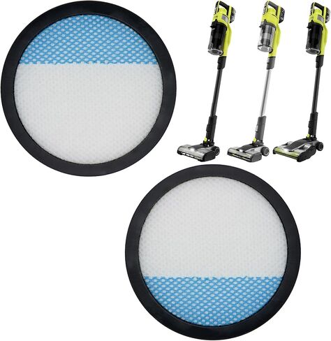 HEPA Filter Replacement for Ryobi 18V 1 + Cordless Stick Vacuum PBLSV716K, PBLSV716B, PBLSV717K, PBLSV717B, PCL720K, PCL720, Compare to Part A32SV720N (2 Pack) in Saudi Arabia