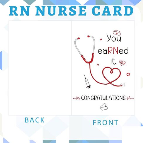 هدايا بطاقات ممرضة مضحكة - سأطعن البطاقات مع الأظرف مفتاحية ، تخرج التمريض RN ، تقدير أسبوع الممرضة شكرا لك عيد الميلاد هدايا عيد الميلاد صديق ابنة الأخت in Kuwait