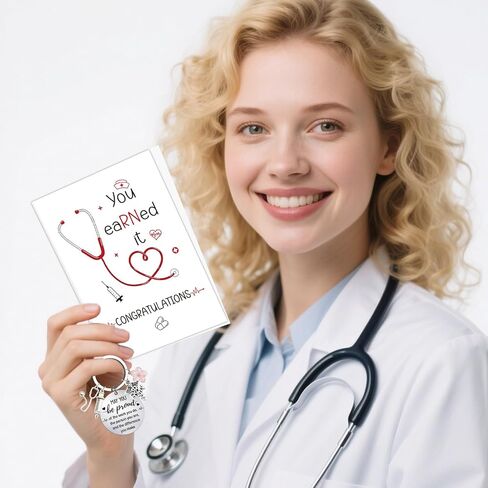 هدايا بطاقات ممرضة مضحكة - سأطعن البطاقات مع الأظرف مفتاحية ، تخرج التمريض RN ، تقدير أسبوع الممرضة شكرا لك عيد الميلاد هدايا عيد الميلاد صديق ابنة الأخت in Kuwait