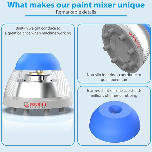 FOUR E'S SCIENTIFIC 5000 RPM Vortex Mixer Paint Shaker, Fast Mixing Touch Mode for Miniature Paint, Lash Extensions Adhesive, Nail Polish in Kuwait