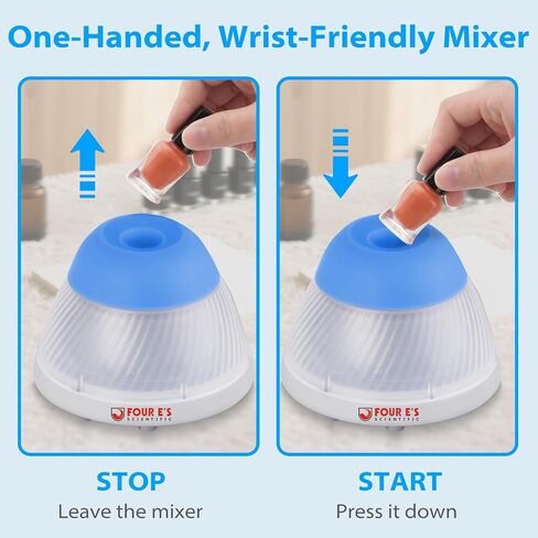 FOUR E'S SCIENTIFIC 5000 RPM Vortex Mixer Paint Shaker, Fast Mixing Touch Mode for Miniature Paint, Lash Extensions Adhesive, Nail Polish in Kuwait