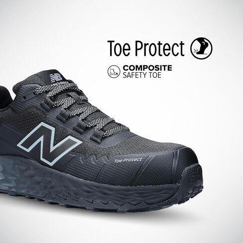 New Balance Fresh Foam Cremorne Composite Toe Safety Shoes for Men - Non Slip, Electrical Hazard - Green, Low Rise in Saudi Arabia
