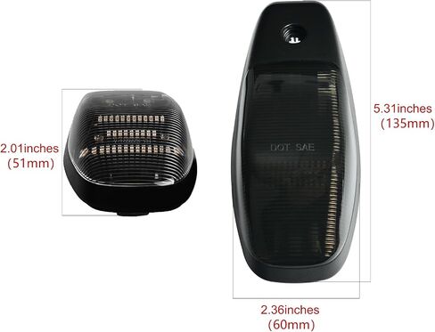LED Cab Roof Lights Compatible with 2019-2024 RAM 2500 3500 4500 5500 Pickup Truck Cab Clearance Light 5PCS Amber Light Clear Lens in Saudi Arabia