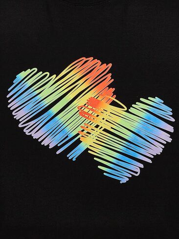 Verdusa Women's Y2K Tees Funny Shirts Letter Print Crop Tops 90s T-Shirt Vintage Outfit in Kuwait