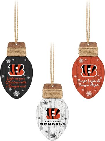 Foco Minnesota Vikings NFL 3 Pack Wooden Holiday Lights Set in Saudi Arabia