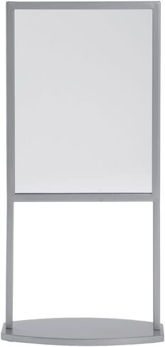 Hubert Silver Metal Countertop Sign Frame - 9 "L x 4" W x 18 3/4 "H in Kuwait