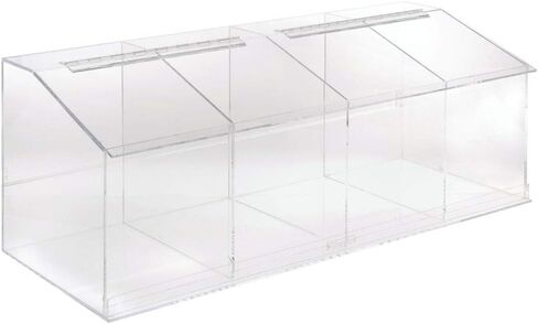 HUBERT Self Service Bakery Display with 4 Bins Bagel Bins Bulk Food Bins 31 3/4" L x 12 1/2" W x 12" H in Kuwait