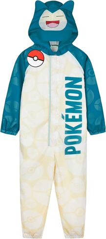 Get Trend Rain Suit Boys Hooded Fleece Lined Waterproof Kids Rain Coat Outdoor Fishing Hiking Overalls Gifts for Boys in Saudi Arabia