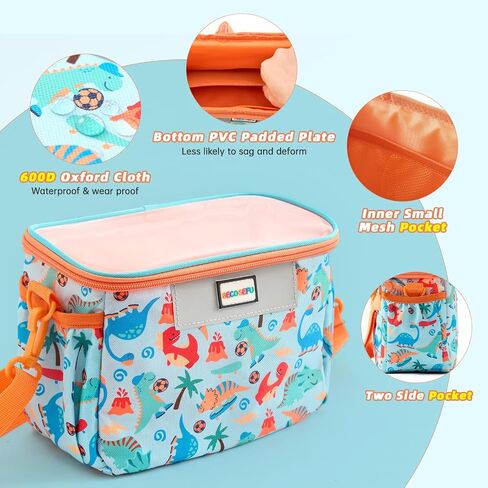 Bike Basket Kids,Bicycle Basket Front,Waterproof Fabric Handlebar Bag with Shoulder Strap, Fit Most Toddlers Bike or Scooter, Bike Accessories for Boys, Girls. in Saudi Arabia