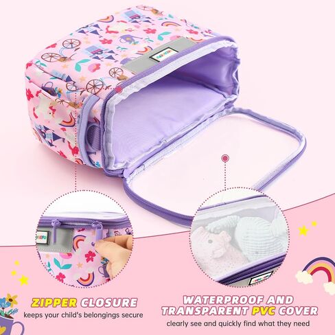Bike Basket Kids,Bicycle Basket Front,Waterproof Fabric Handlebar Bag with Shoulder Strap, Fit Most Toddlers Bike or Scooter, Bike Accessories for Boys, Girls. in Saudi Arabia