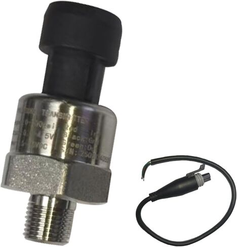 100 PSI Stainless Steel Pressure Sensor/Transducer – 1/8"-27 NPT Thread with Harness Kit,Multi-Purpose Sensor for Oil, Fuel, Air & Water (0-100 PSI) in Kuwait
