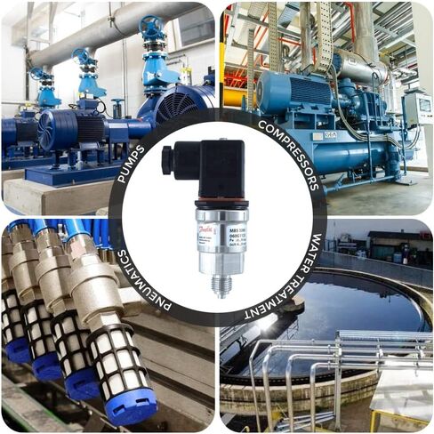 خيط محول جهاز إرسال الضغط الثقيل مع 4-20MA للتطبيقات الصناعية والهيدروليكية و HVAC | النموذج: MBS 3000 (1/4 ، 0-6 بار) in Kuwait