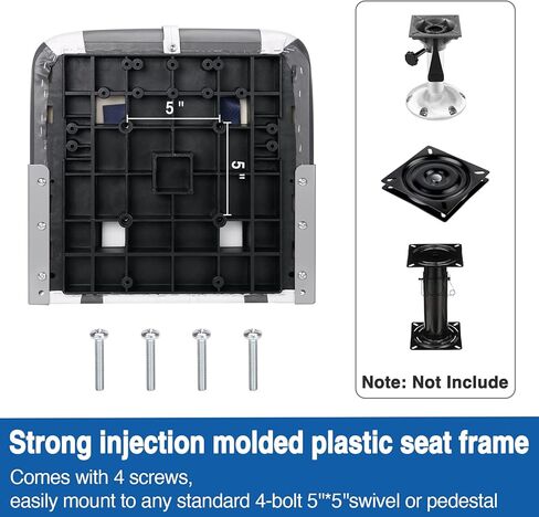 مقعد القارب مع القوارب مع حقيبتين تخزين عالي الظهر قارب قارب قارب قارب طي أسفل مقعد (عبوتين) ، أسود وأحمر in Kuwait