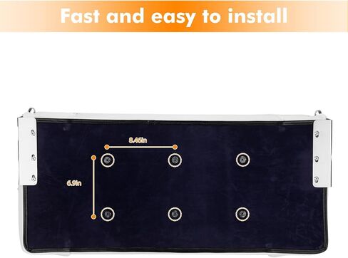 مقعد مزدوج قابل للطي ، مقعد منخفض للماء للخلفية T-Top ، صيد الأسماك ، باس ، قوارب جون (بيضاء وبيج) in Kuwait