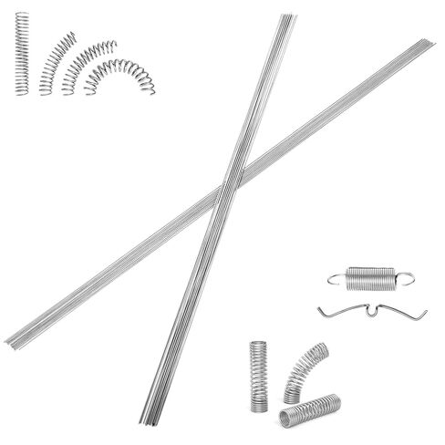 25 PCS 40 سم سلك الزنبرك الفولاذ المقاوم للصدأ ، سلك الصلب الصلب الكامل ، مجموعة تشويش سلك مستقيم (1.0 مم) in Saudi Arabia