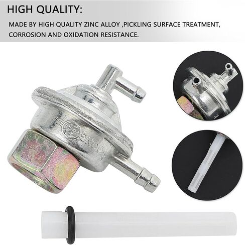 Mokuo 2PCS VIET PUMP VALVE PETCOCK مفتاح التوتر المنخفض لـ GY6 50CC 150CC ، نمط تمرير ثلاثي ، in Saudi Arabia