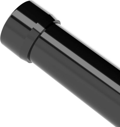 FORMUFIT 1" Furniture Grade External PVC End Cap in Black, 1.315" Actual Cap Diameter, Made in USA, UV-Resistant, Impact-Proof, Flat Cap for The Ends of PVC Pipe, 10-Pack in Saudi Arabia