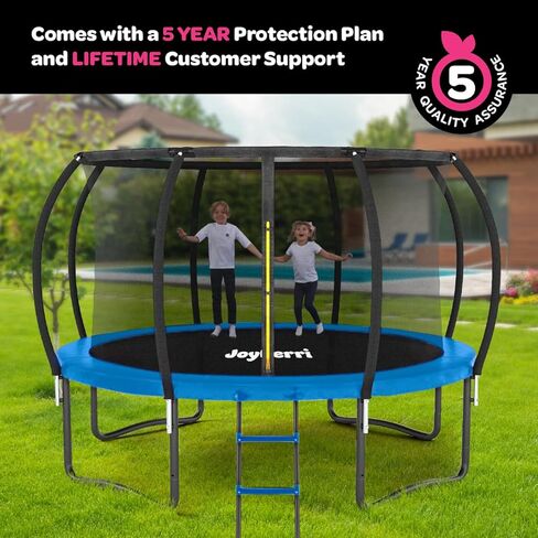 Trampoline Outdoor - ASTM Certified Safe ، 8 أقدام ، 10 أقدام ، 12 قدمًا ، 14 قدمًا ، 15 قدمًا ، ترامبولين ترفيهية 16 قدمًا للأطفال والبالغين. طلاء مضاد للاشتعال مع شبكة العلو in Kuwait