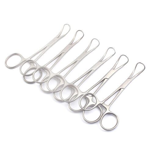 DDP Set of 6 BACKHAUS Towel Clamps 3.5" Stainless Steel in Kuwait