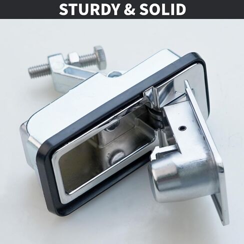 Loclink Compression Latch Lock Marine Grade Grade Swoy for Boat Hatches ، RV Camper Lever Lever Push Nutton Matches يدويًا ، وحزمتين مع 4 مفاتيح in Kuwait