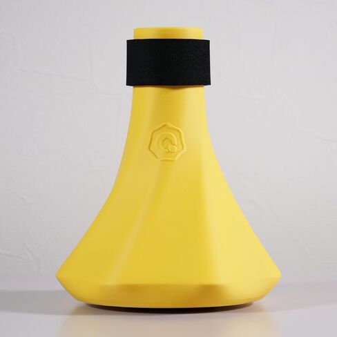 Bass Trombone Practice Mute – Ultra-Quiet, Lightweight 3-in-1 Capsule (Silencer, Blowing, Tone) – QooMute (Olive - Green) in Saudi Arabia