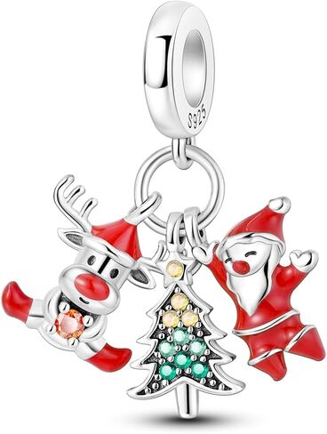 NARMO 925 Sterling Silver Charms for Pandora Bracelets Funny Dancing Skeleton Charm for Halloween in Saudi Arabia
