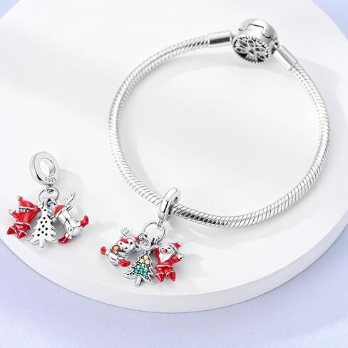 NARMO 925 Sterling Silver Charms for Pandora Bracelets Funny Dancing Skeleton Charm for Halloween in Saudi Arabia