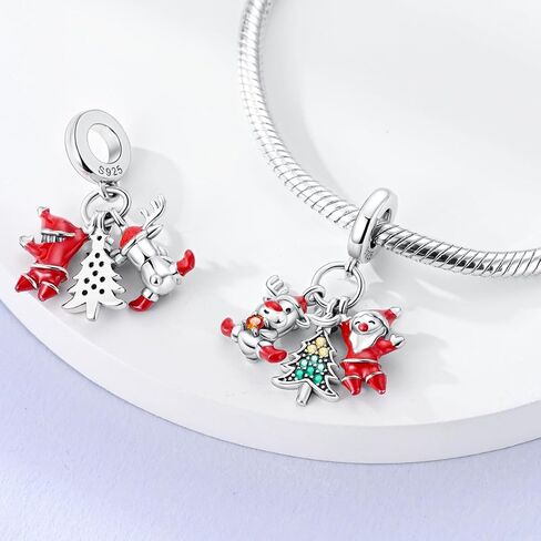 NARMO 925 Sterling Silver Charms for Pandora Bracelets Funny Dancing Skeleton Charm for Halloween in Saudi Arabia
