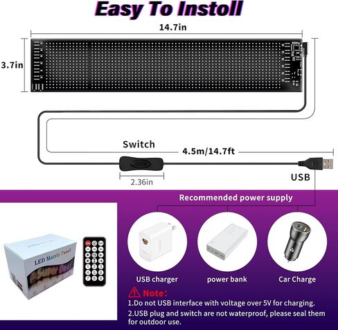 2pcs شيطان عيون الضوء للسيارات ، 23.6x4.72in عيون LED لزجاج الشاحنات ، OJOS LED PARA CARRO للبرمجة اللوحة LED مرنة رقيقة ، مع تطبيق Bluetooth والتحكم عن بعد لشاحنات سيارات سيارات السيارات سيارات الدفع الرباعي in Kuwait