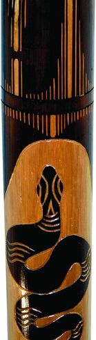 Didgeridoo Bamboo Geschnitzt 47 "طويل (didgeridoo فقط) in Saudi Arabia