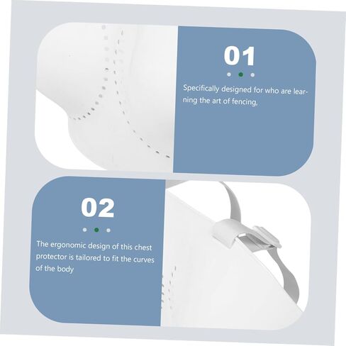 POPETPOP Fencing Sport Chest Protector for Women Adjustable Lightweight Guard for Football Volleyball and Baseball Durable Material for All Ages and Genders in Saudi Arabia
