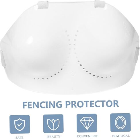 POPETPOP Fencing Sport Chest Protector for Women Adjustable Lightweight Guard for Football Volleyball and Baseball Durable Material for All Ages and Genders in Saudi Arabia