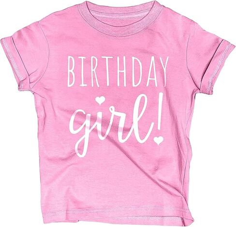 Happy Birthday T-Shirt (Girls 1 to 12) Sassy Kids Party Tee - Sweet Baby/Toddler Outfit in Kuwait
