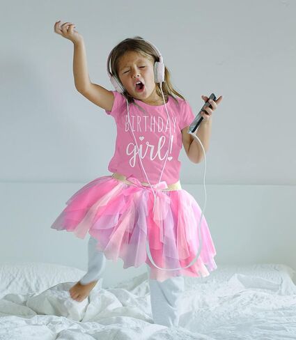 Happy Birthday T-Shirt (Girls 1 to 12) Sassy Kids Party Tee - Sweet Baby/Toddler Outfit in Kuwait