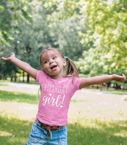 Happy Birthday T-Shirt (Girls 1 to 12) Sassy Kids Party Tee - Sweet Baby/Toddler Outfit in Kuwait