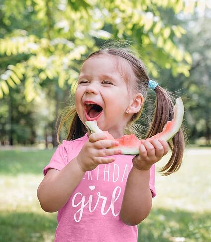 Happy Birthday T-Shirt (Girls 1 to 12) Sassy Kids Party Tee - Sweet Baby/Toddler Outfit in Kuwait