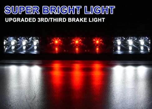 3rd Third Brake Light متوافق مع Ford F150 2004 2005 2006 2007 2008 Cargo Light Light Light Light Light Light Clear/Red Clear in Kuwait