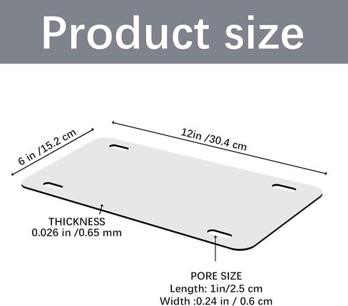5 PCS Sublimation License Plate Blanks,Metal Aluminum Tag White,Thermal Transfer DIY Custom Picture Design for Blank License Plates (5 PCS*License Plate Blanks) in Kuwait