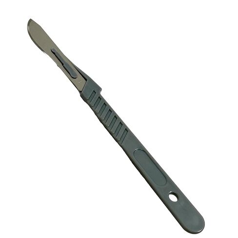 #22 Disposable Scalpel with Plastic Handle - Sterile Single Blade Razor for Dermaplaning, Dissection, Podiatry, Acne Removal - Single-Use Scalpel - Box of 10 (1) in Saudi Arabia
