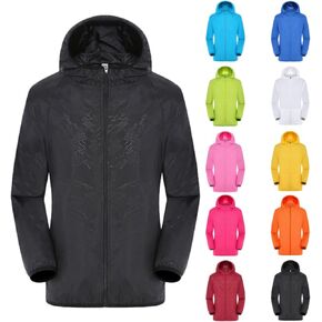 Men's Rain Jacket Lightweight Raincoat With Hood Golf Cycling Windbreaker Outdoor for Hiking Winter Travel Running in Saudi Arabia