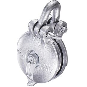 Zonon Yarding Block with Shackle and Pin, Snatch Block Pulley Wire Rope Cable Pulley 1.5, 3, 4.5 and 6 Ton Capacity (6 Ton - 6" Sheave) in Kuwait