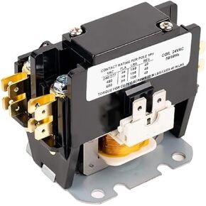 2 Pole 40 Amp 24VAC HVAC Contactor -Air Conditioner Condenser Compressor Contactor AC Definite Purpose Contactor, Silver Alloy Contacts in Saudi Arabia